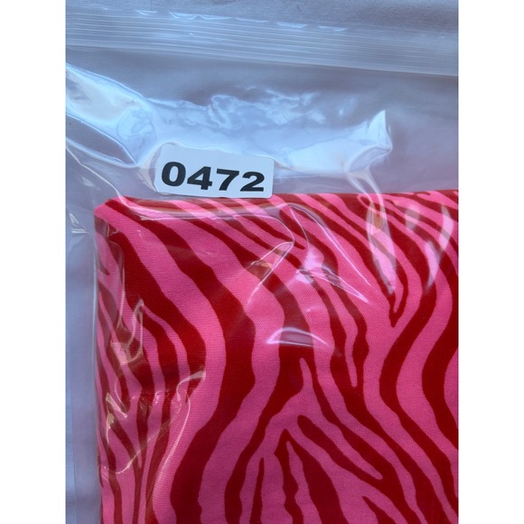 Cabana by Crown & Ivy Pink Red Zebra Print Oversized Fleece Soft Sweatshirt XL - Picture 8 of 8